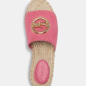 Coach  Espadrille Pink Suede